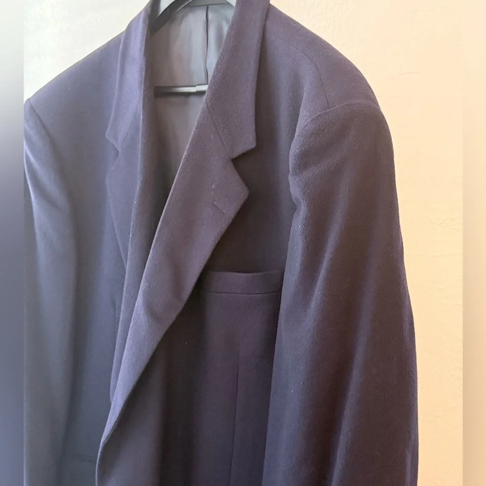 Fioravanti Couture Italian Wool Navy Blazer
